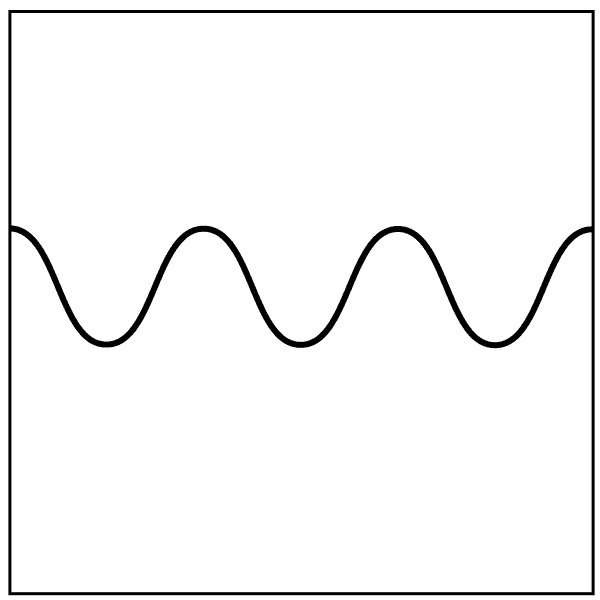 wave shown on an oscilloscope