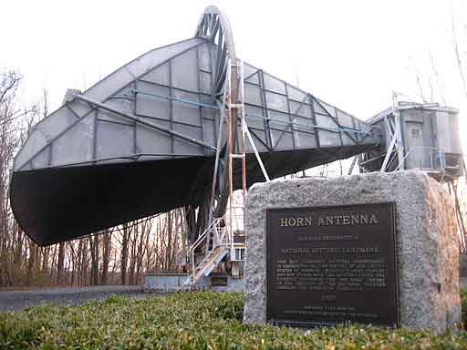 Penzias and Wilson horn antenna